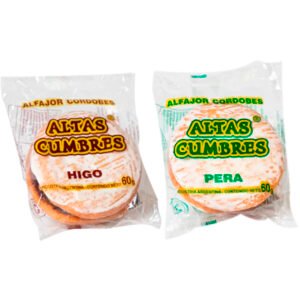 ALTAS CUMBRES ALFAJOR VERDE X12 HIGO - PERA