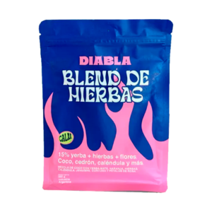 Blend de Hierbas Calm Diabla - Coco con Yerba Mate y Flores