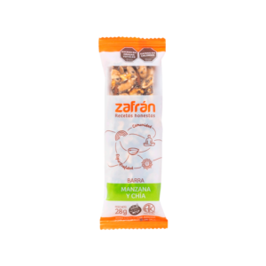 Barritas Zafran  Sabor Manzana Y Chia