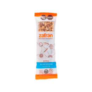 Barritas Zafran  Sabor Almendras Y Coco