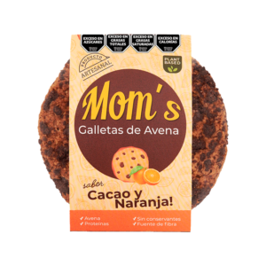 Cookies Moms Sabor Cacao Y Naranja