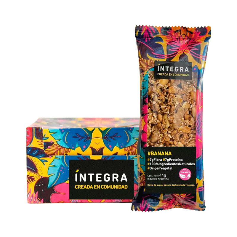Barra de Cereal Integra Sabor Banana