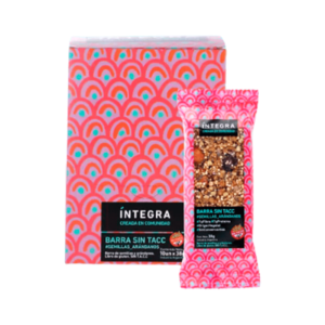Barra Integra sin TACC Sabor Semillas y Arándanos