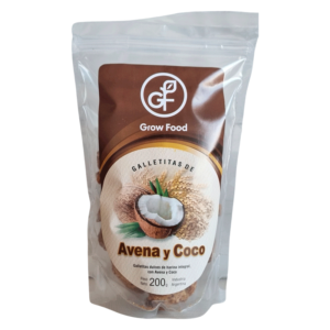 Galletitas Grow Food Sabor Avena y Coco