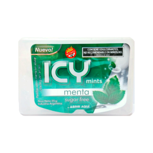 Pastillas Sin Azúcar ICY Sabor Menta