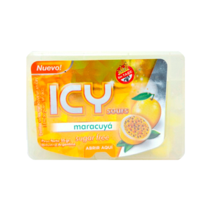 Pastillas Sin Azúcar ICY Sabor Maracuyá
