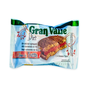 Alfajores Gran Valle Relleno de Dulce de Frutilla
