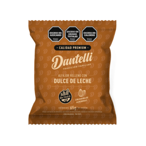 Alfajor Dantelli Premium de Almendras y Dulce de Leche