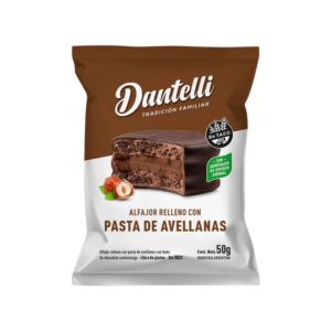 Alfajor Dantelli Relleno De Pasta De Avellanas