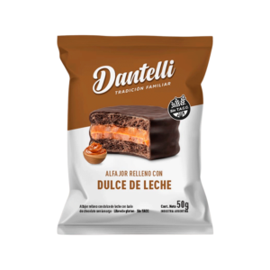Alfajor Dantelli Relleno de Dulce de Leche