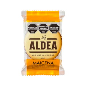 Alfajores La Aldea de Maicena con Dulce de Leche