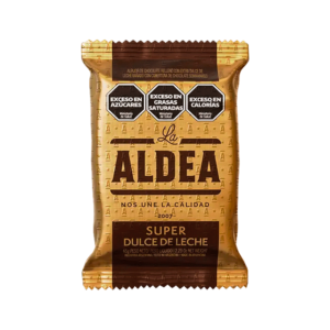 Alfajores La Aldea Negros con Dulce de Leche