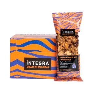 INTEGRA BARRAS BASE DE CHOCOLATE Y ARANDANOS X10