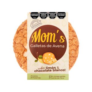 MOMS GALLETA LIMON Y CHOCOLATE BLANCO X10